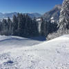 Auf mehreren abwechslungsreichen Pisten geht es nach unten ins Tal.