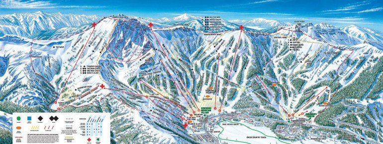 Pistenplan Kirkwood