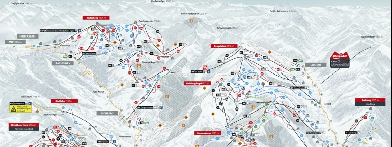 Pistenplan Kitzbühel