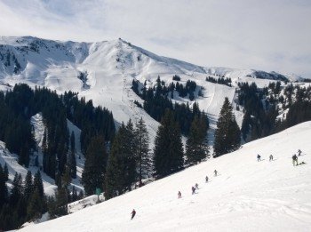 Der Steinbergkogel bietet anspruchsvolle Abfahrten
