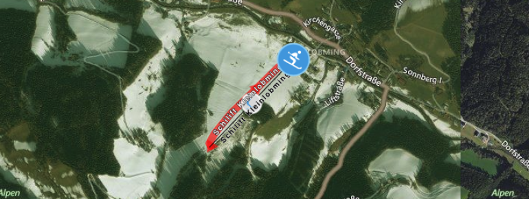 Pistenplan Skilifte Kleinlobming