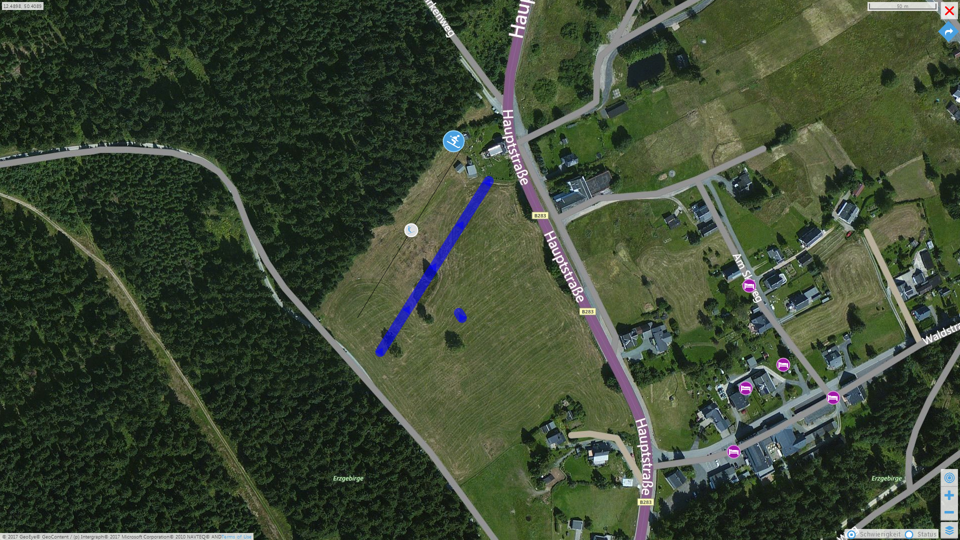 Pistenplan Klingenthal Mühlleiten