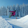 Die Halfpipe im Snowpark