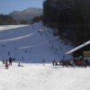 Talstation Lift 1; Lift 1 Länge 800m, hohe Förderleistung 2700 Personen/Stunde.Mit Imbissstüberl