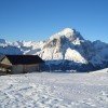 Blick auf das Alpenpanorama.