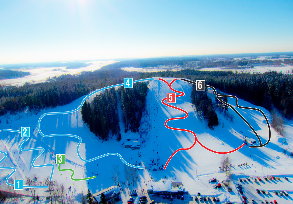 Pistenplan Kokonniemi