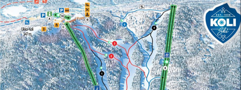 Pistenplan Koli