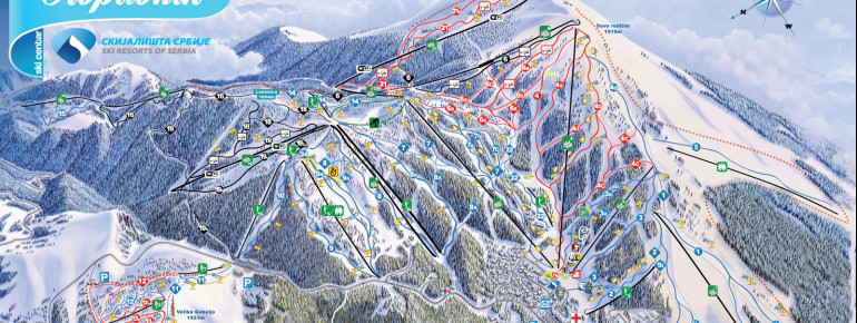 Pistenplan Kopaonik