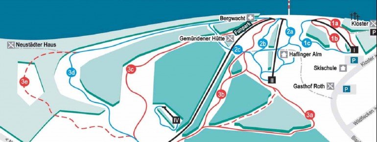 Pistenplan Kreuzberg bei Bischofsheim