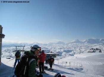 Ausblick von der Bergstation (2100m)!