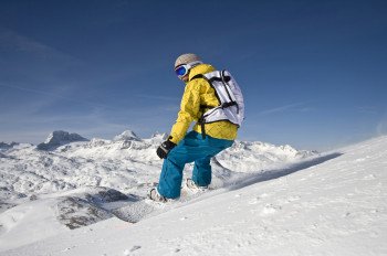 Die Freesports Arena Dachstein Krippenstein ist einer der Hotspots der Freerider-Szene.