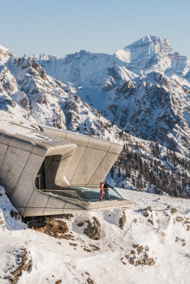 Das Messner Mountain Museum am Kronplatz widmet sich dem Bergsteigen.