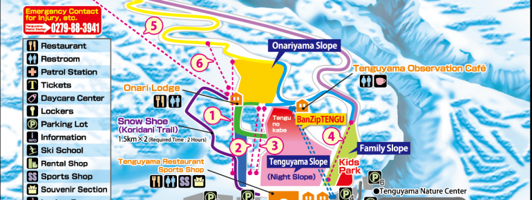 Pistenplan Kusatsu Kokusai