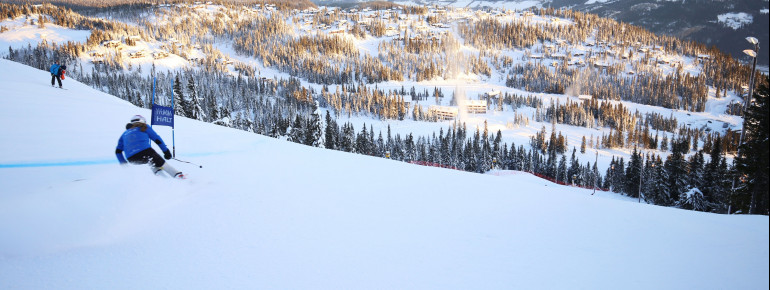 In Kvitfjell fanden schon Olympische Spiele statt.