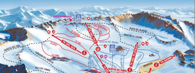 Pistenplan La Hoya