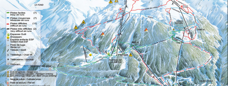 Pistenplan La Norma