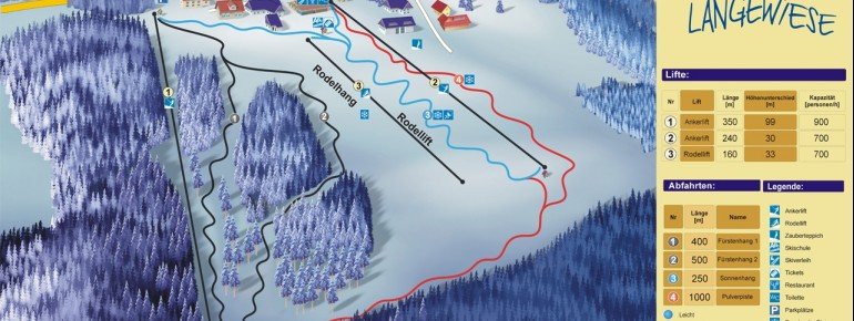 Pistenplan Glück Auf Langewiese