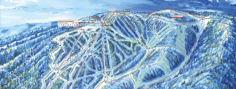 Pistenplan Le Massif