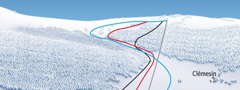 Pistenplan Le Pâquier - Crêt du Puy