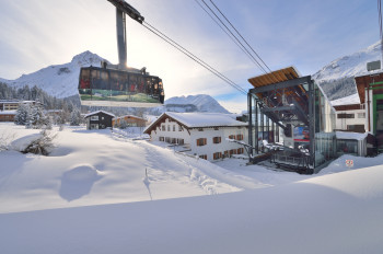 In Lech startet die Rüflikopfbahn.