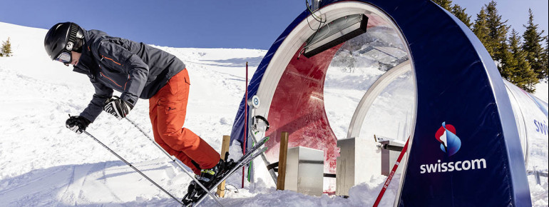 Swisscom SkiMovie Strecke obere Walleg