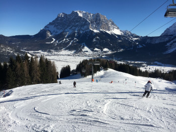 Hier kann man gemütlich bis ins Tal carven.