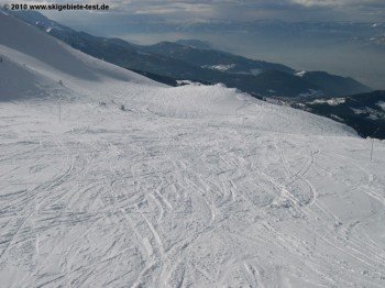 Bei ausreichender Schneelage findet man auch in Les 7 Laux traumhafte Powderabfahrten!