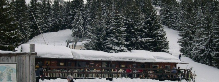 Hütte direkt oberhalb von Prapoutel!