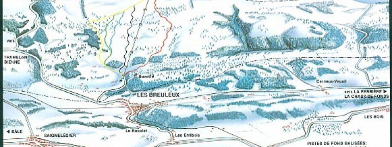 Pistenplan Les Breuleux