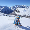 Fortgeschrittene finden im ganzen Skigebiet attraktive Pisten