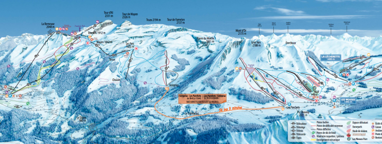 Pistenplan Leysin