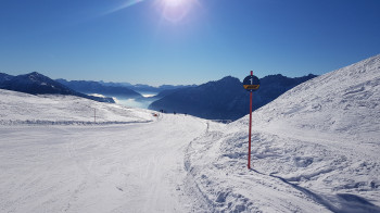 Tolles Panorama und sonnenverwöhnte Pisten in Lienz.