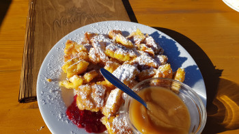 Der Kaiserschmarrn auf der Naturfreundehütte ist ein Traum.