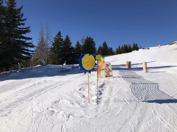 Am Zetterfeld gibt es eine Fun Area für Kinder.