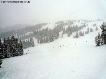 Ausblick zur Drifter-Abfahrt