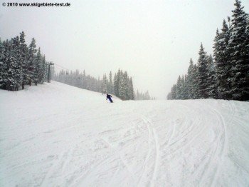 Mündung der Nix Nox-Abfahrt in die Home Run-Piste!
