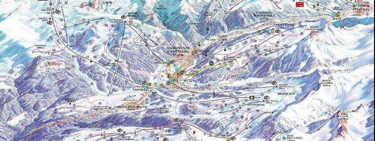 Pistenplan Madonna di Campiglio