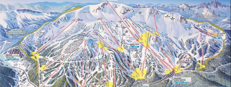 Pistenplan Mammoth Mountain