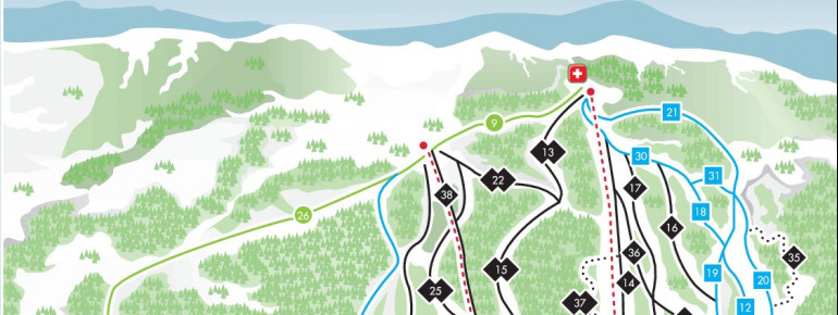 Pistenplan Marble Mountain Resort