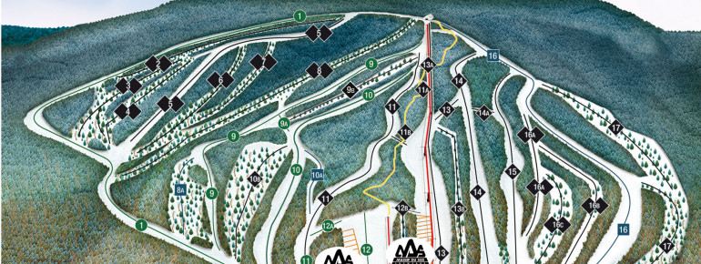 Pistenplan Massif du Sud