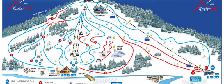 Pistenplan Master Ski Tylicz