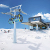 Die Bergstation der neuen Möslbahn. Geöffnet seit Dezember 2018.