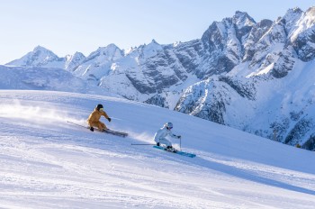 Am Ahorn kann man schon morgens um 7.30 Uhr ins Skivergnügen starten.