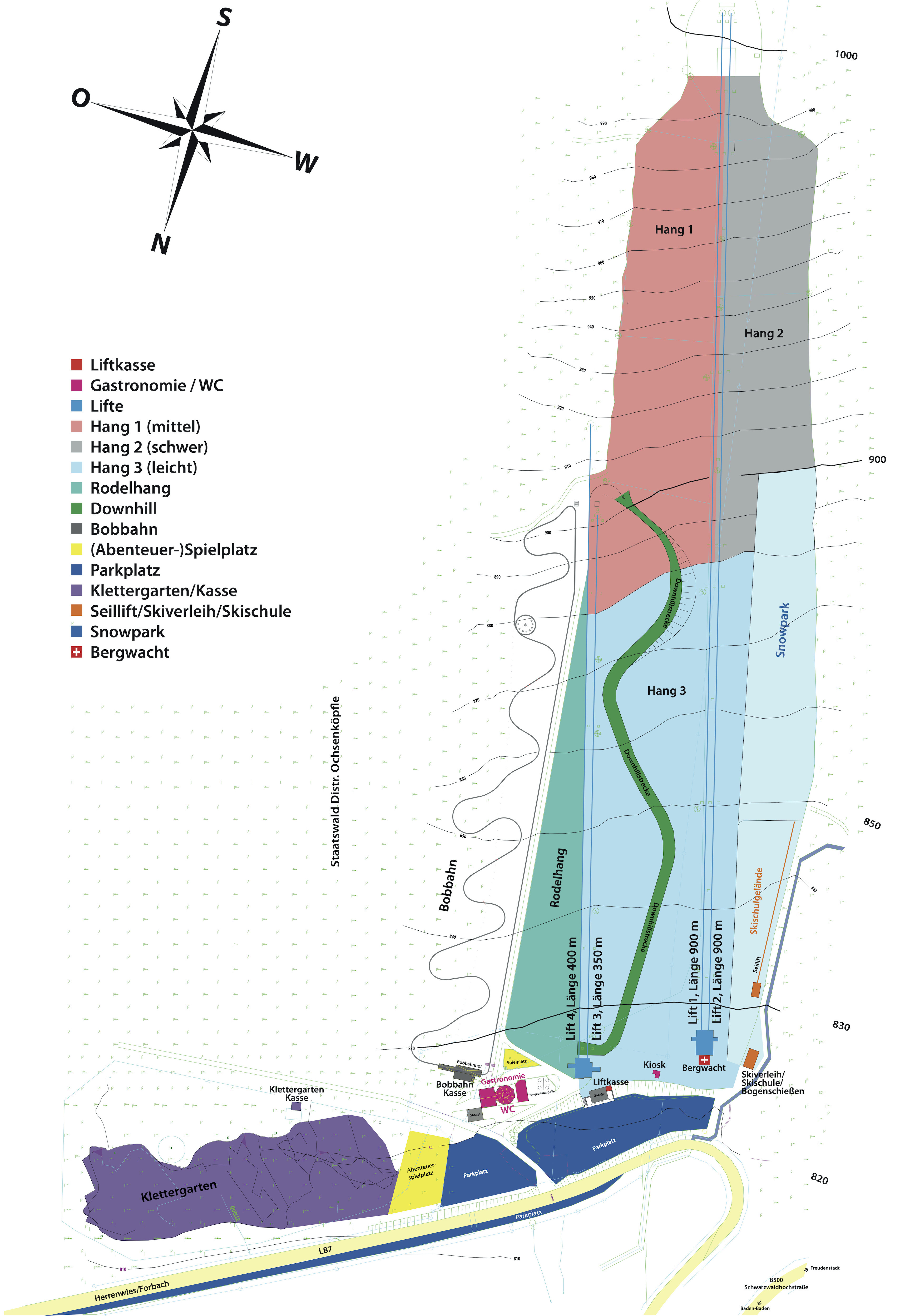 Pistenplan Mehliskopf