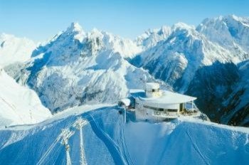 Das Panoramarestaurant Alpen tower (2250 m)