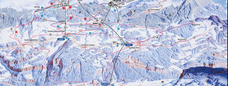 Pistenplan Winter 2017/2018