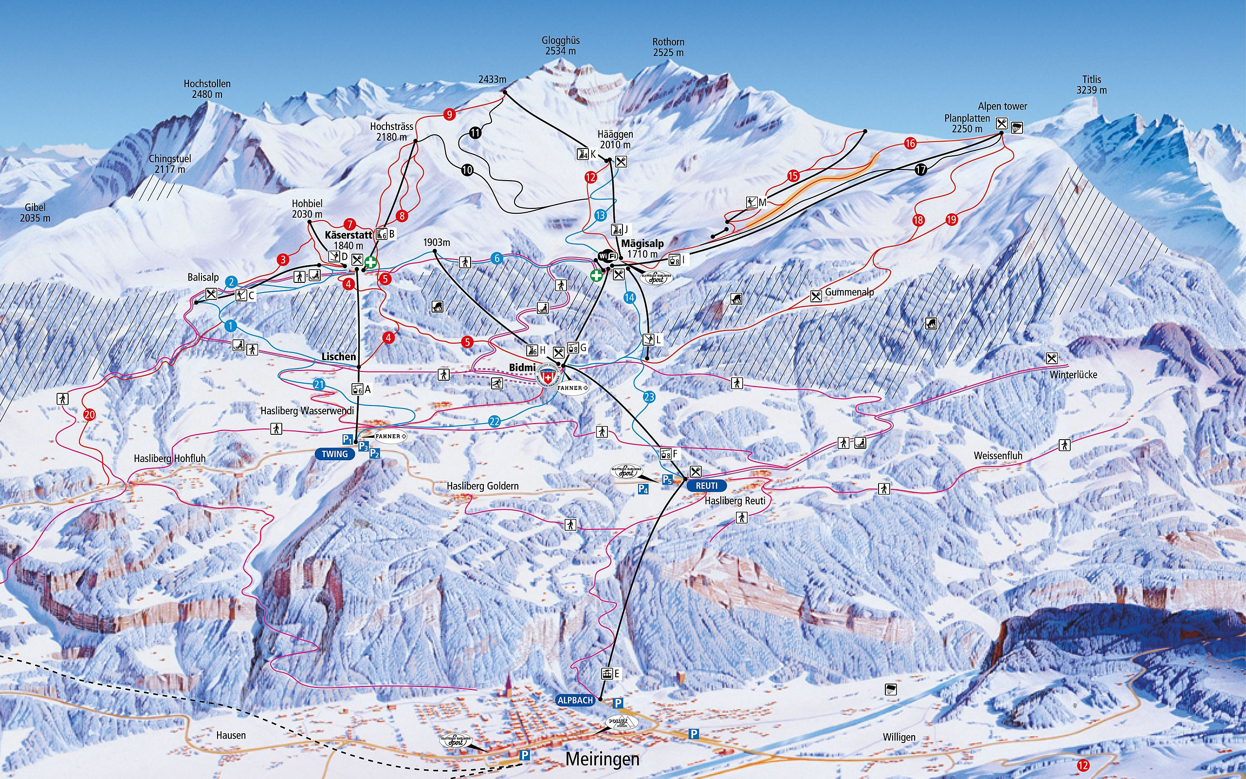 Pistenplan Winter 2017/2018