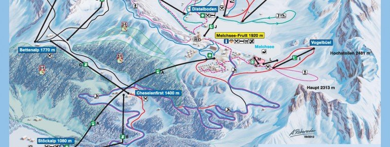 Pistenplan Melchsee Frutt