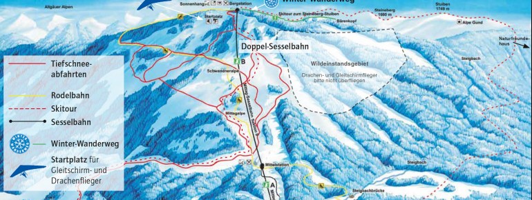 Pistenplan Mittagbahn Immenstadt