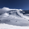 Die Pisten am Gletscher bieten auch im Frühjahr noch beste Bedingungen.